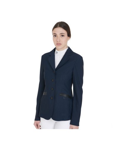 Perforated Woman Riding Jacket