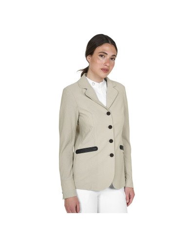 Perforated Woman Riding Jacket