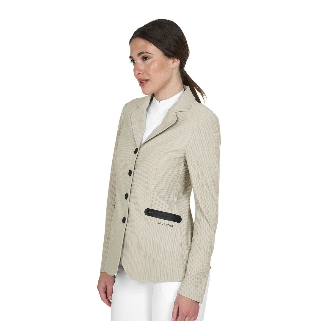 Perforated Woman Riding Jacket