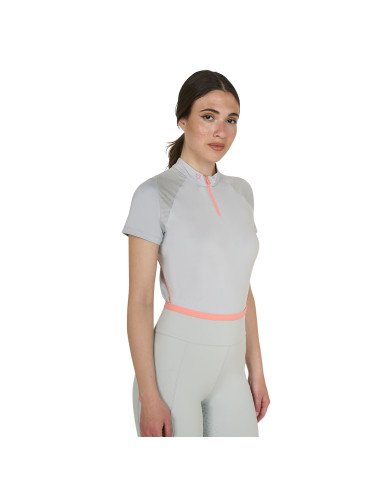 Woman Technical Training Polo Ss Zip