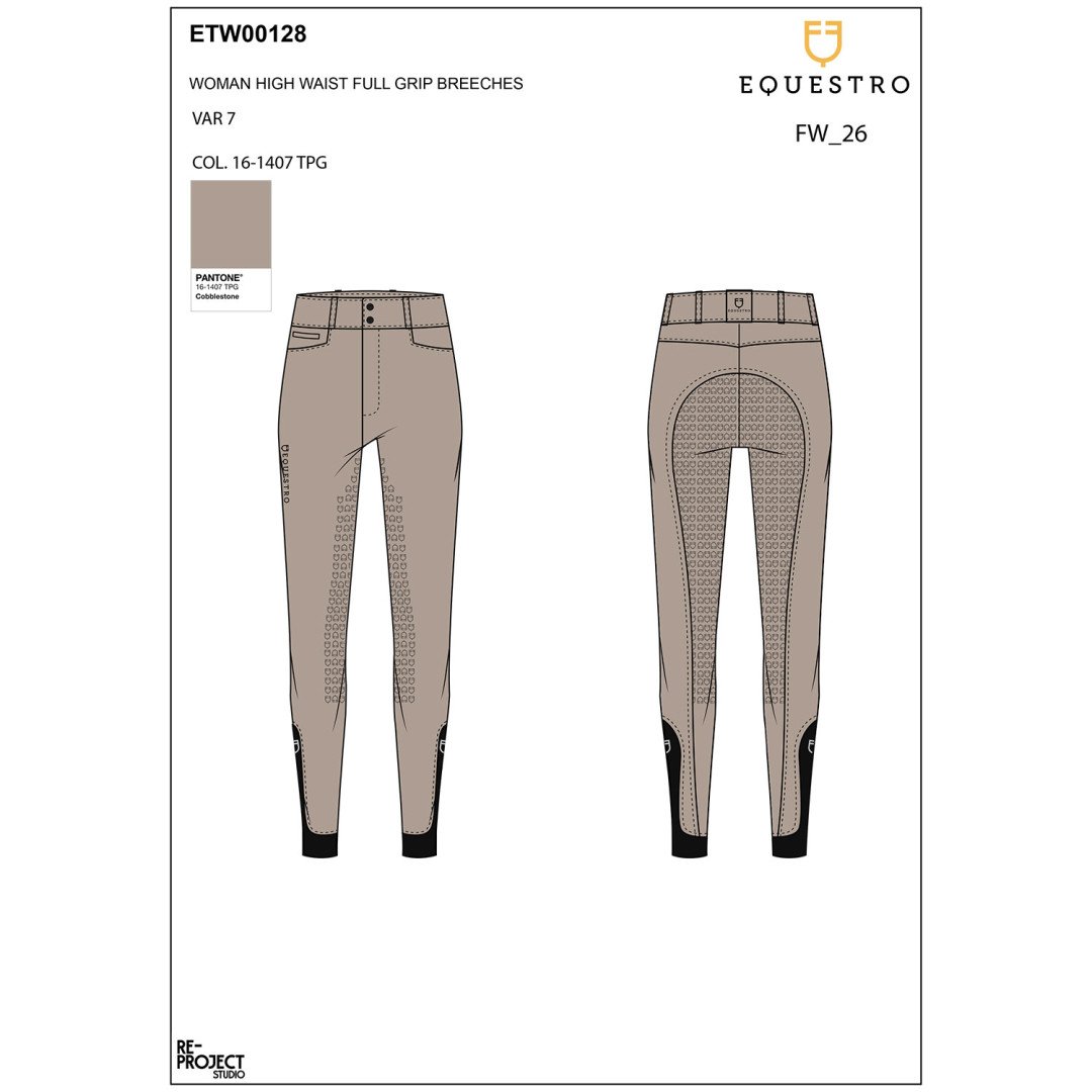 Pantalones de mujer de cintura alta y agarre full