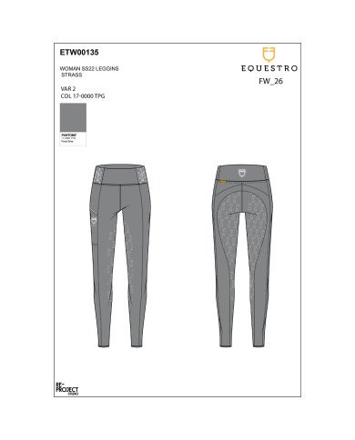 slim fit women's leggings with rhinestones