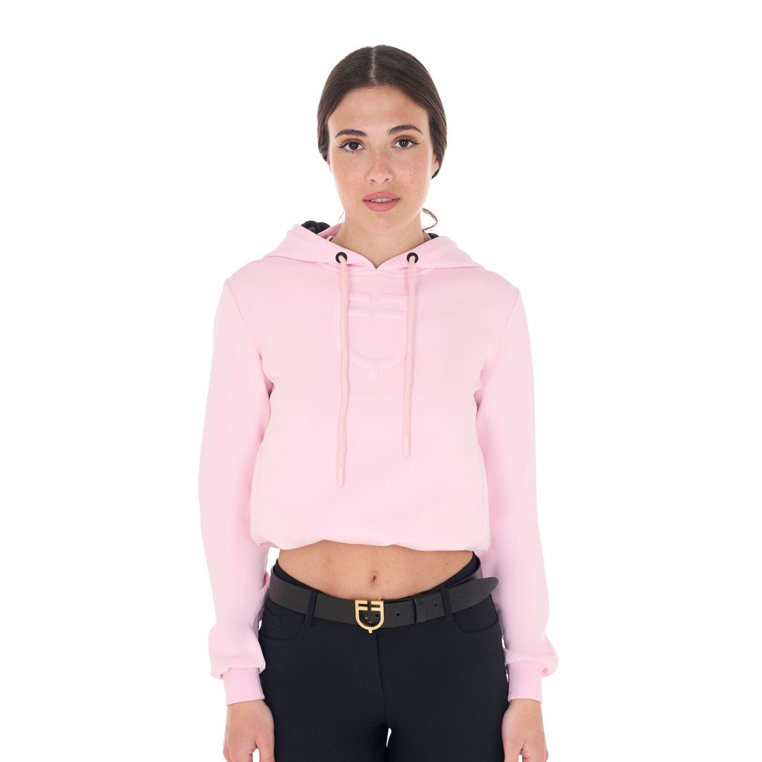 Sweat à capuche ajouré pour femme