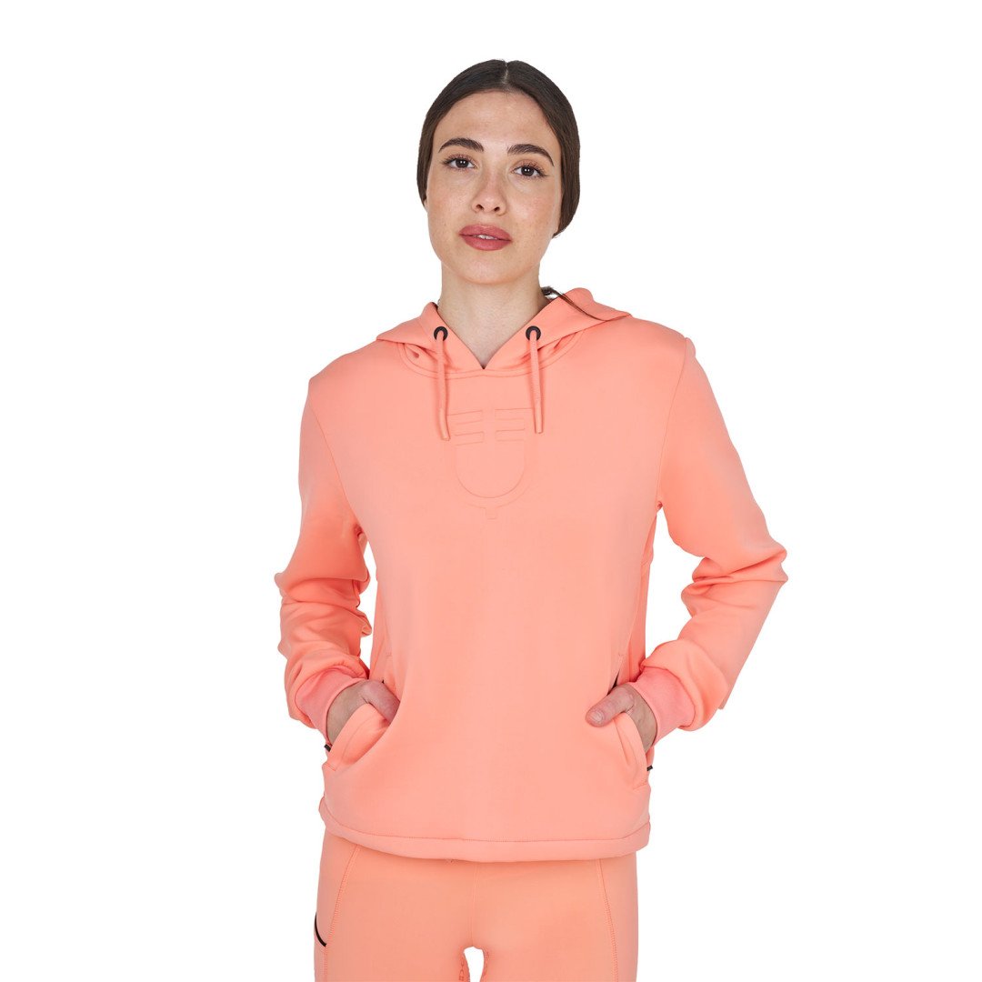 Sweat à capuche ajouré pour femme