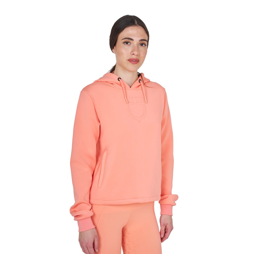 Sweat à capuche ajouré pour femme