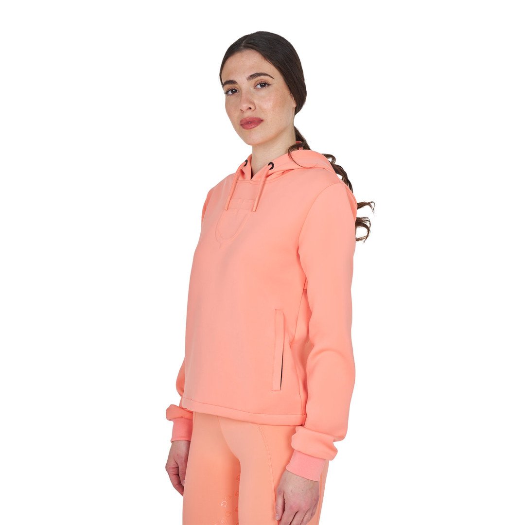 Sweat à capuche ajouré pour femme