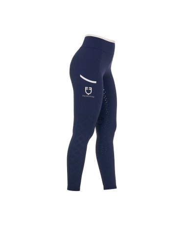 Leggins donna con decorazioni perforate