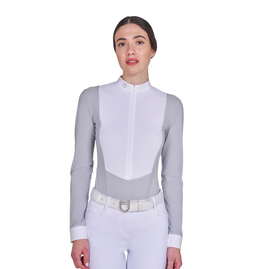 Monta Inglese Polo donna concorso a maniche lunghe e zip 94,26&nbsp;€