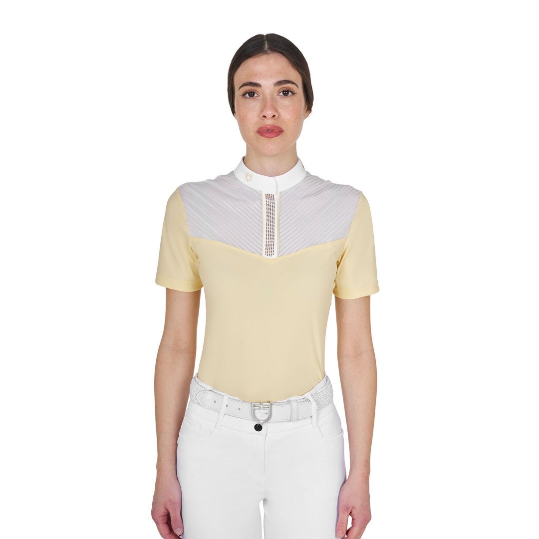 Monta Inglese Polo concorso donna slim fit con inserti in tessuto simil seta 86,07&nbsp;€