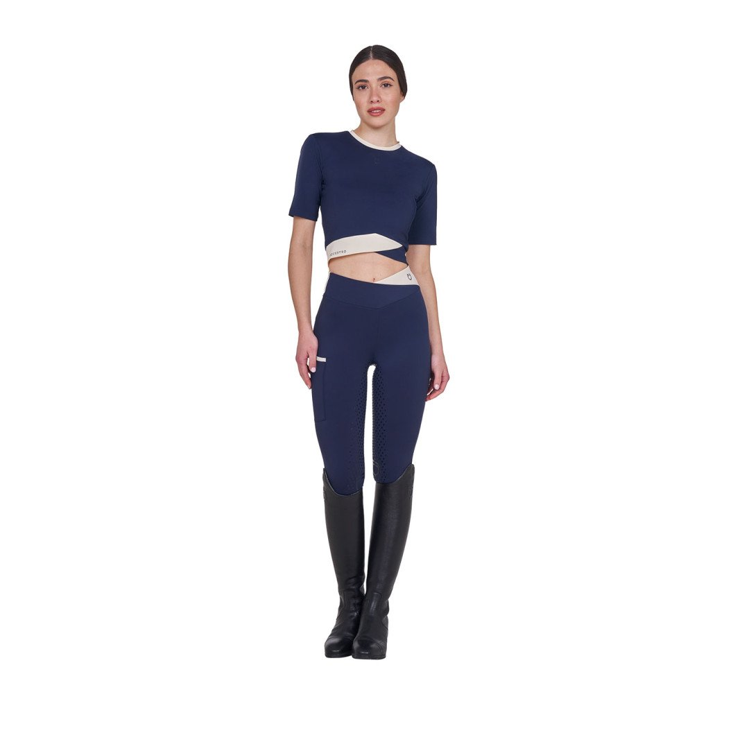 English Riding T-shirt crop donna in tessuto tecnico 40,90&nbsp;€