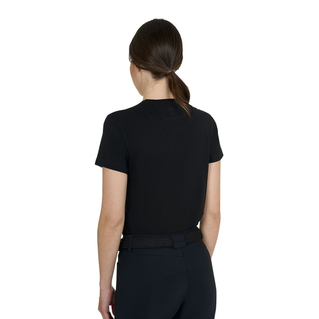 Equitation Anglaise T-shirt donna Strass in cotone 56,56&nbsp;€