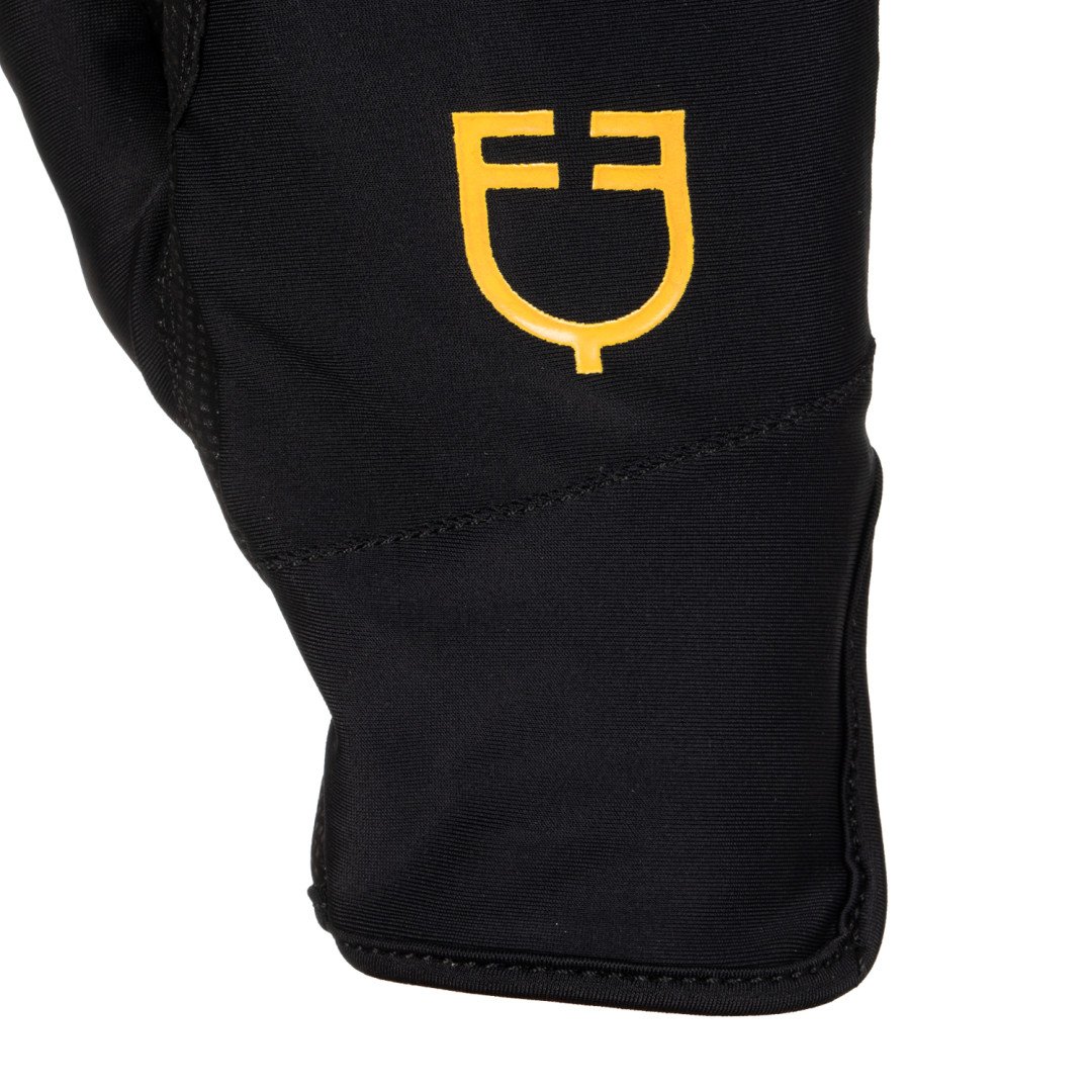 Gants pour femmes en tissu Lycra spécial avec logo