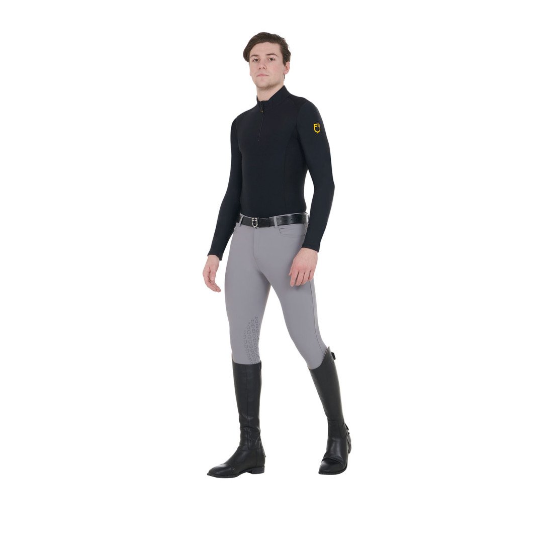 Pantaloni uomo slim fit grip con logo Equestro