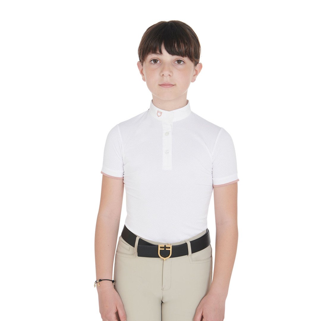 Clara Model Short Sleeve Polo Shirt for Girls