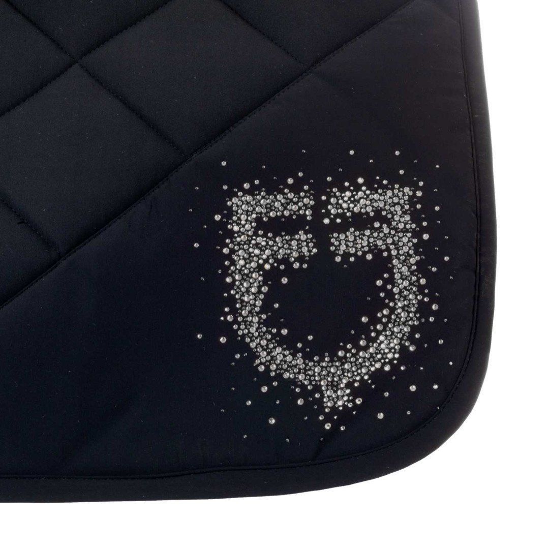 Jumping Saddlepad in technical fabric with rhinestone logo