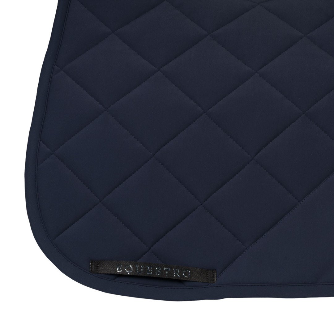 Sottosella da dressage in tessuto tecnico con logo in strass