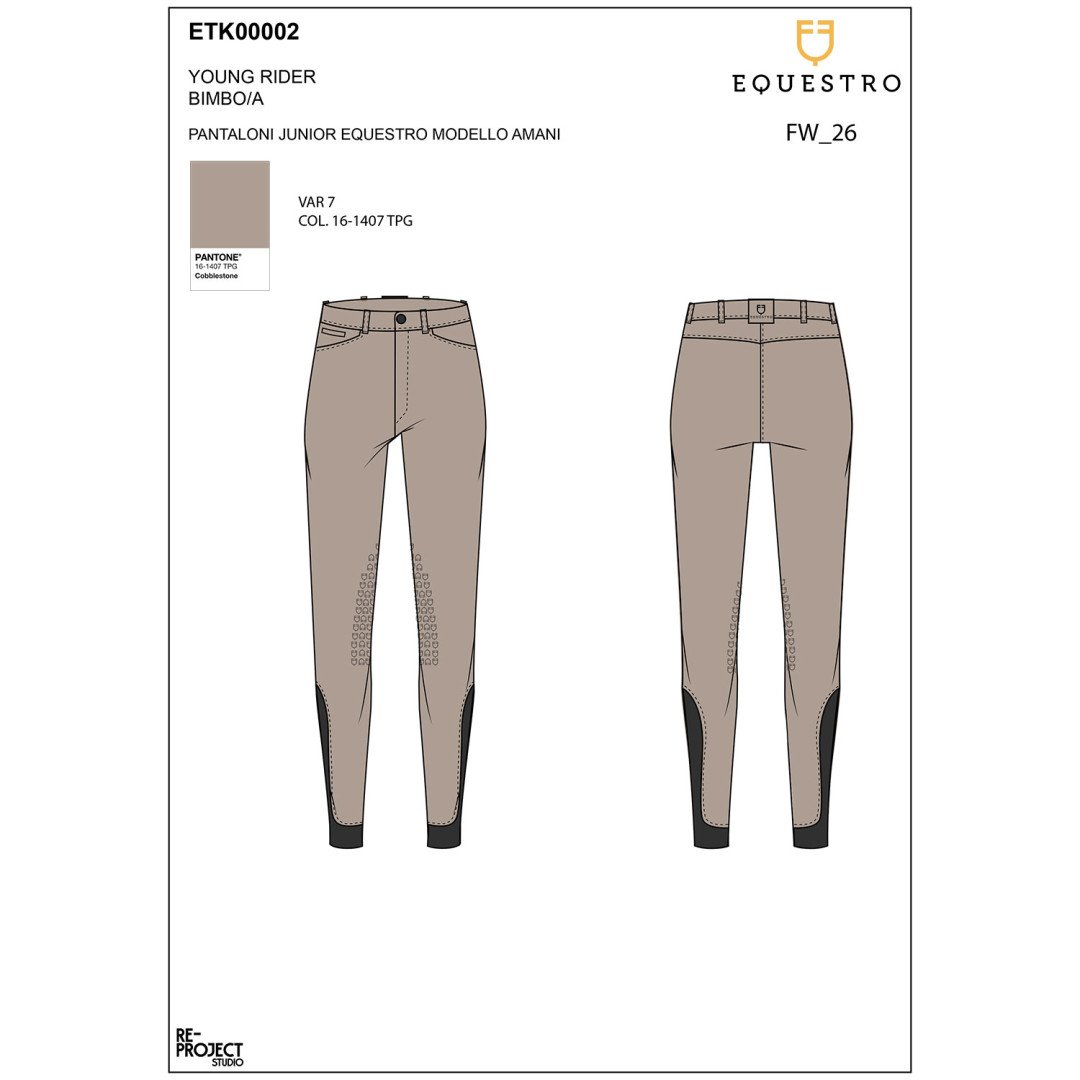 Pantaloni unisex bambini slim fit