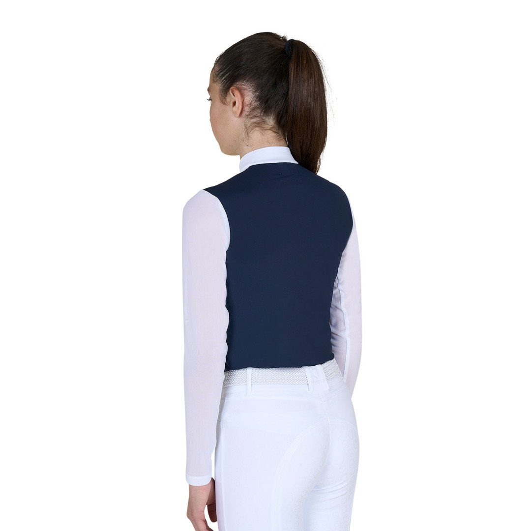 English Riding Polo concorso bambina manica lunga con inserti in micro mesh 54,10&nbsp;€