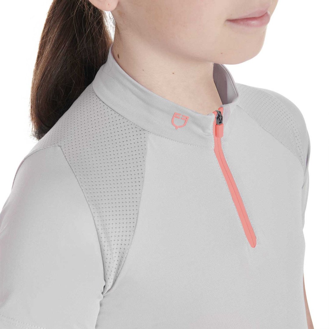 Junior Technical Training Polo Kurzarm-Zip