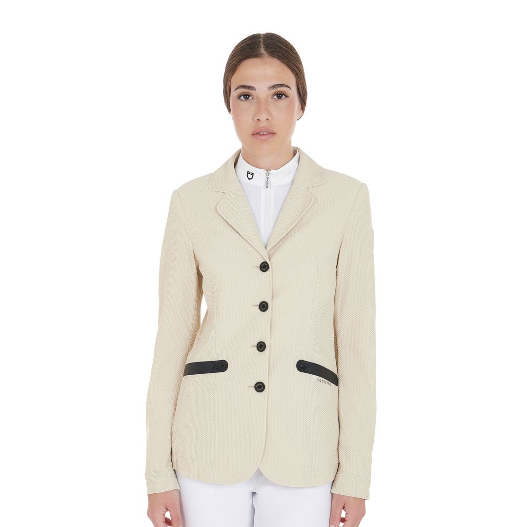 Perforated Woman Riding Jacket