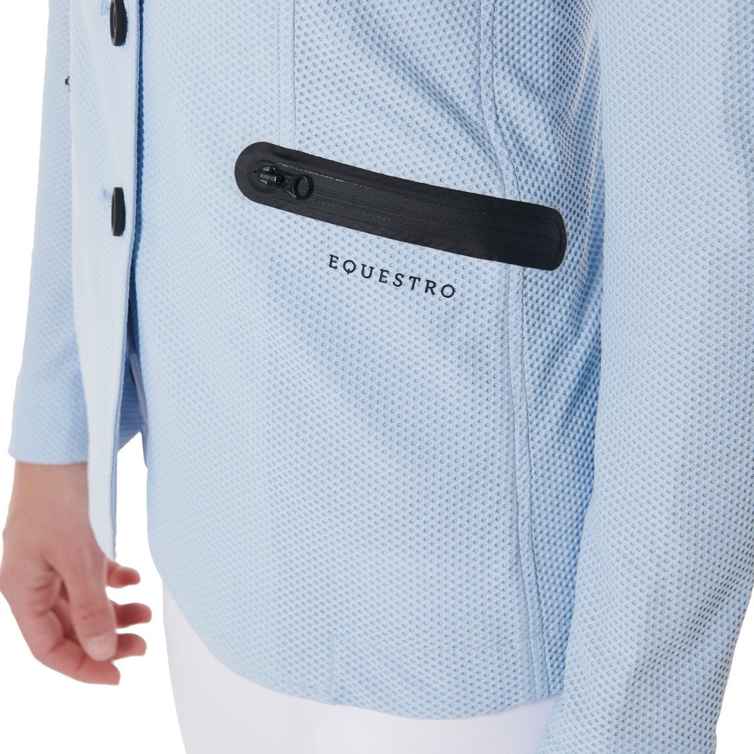 Chaqueta de montar para mujer perforada
