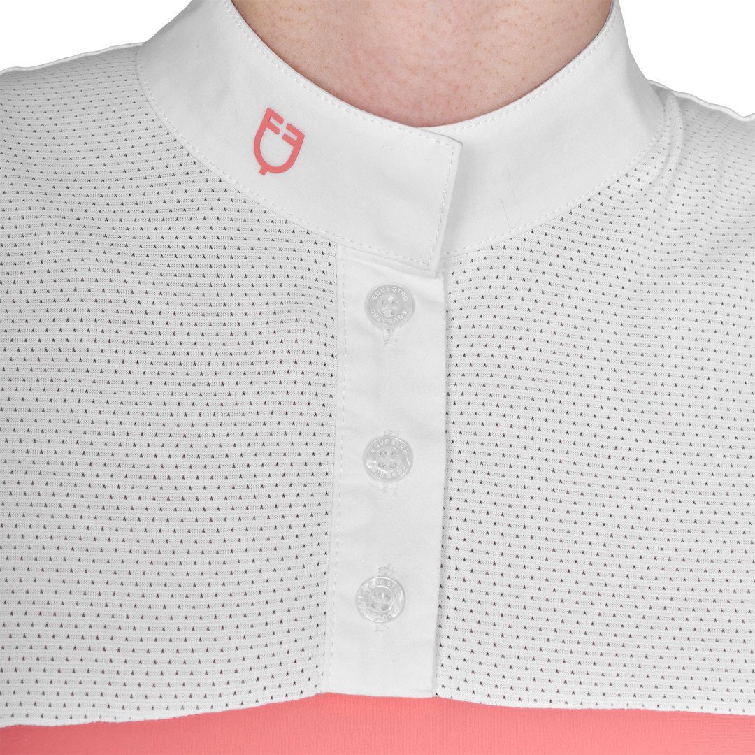 Polo de mujer SS Botones 1 2 Malla