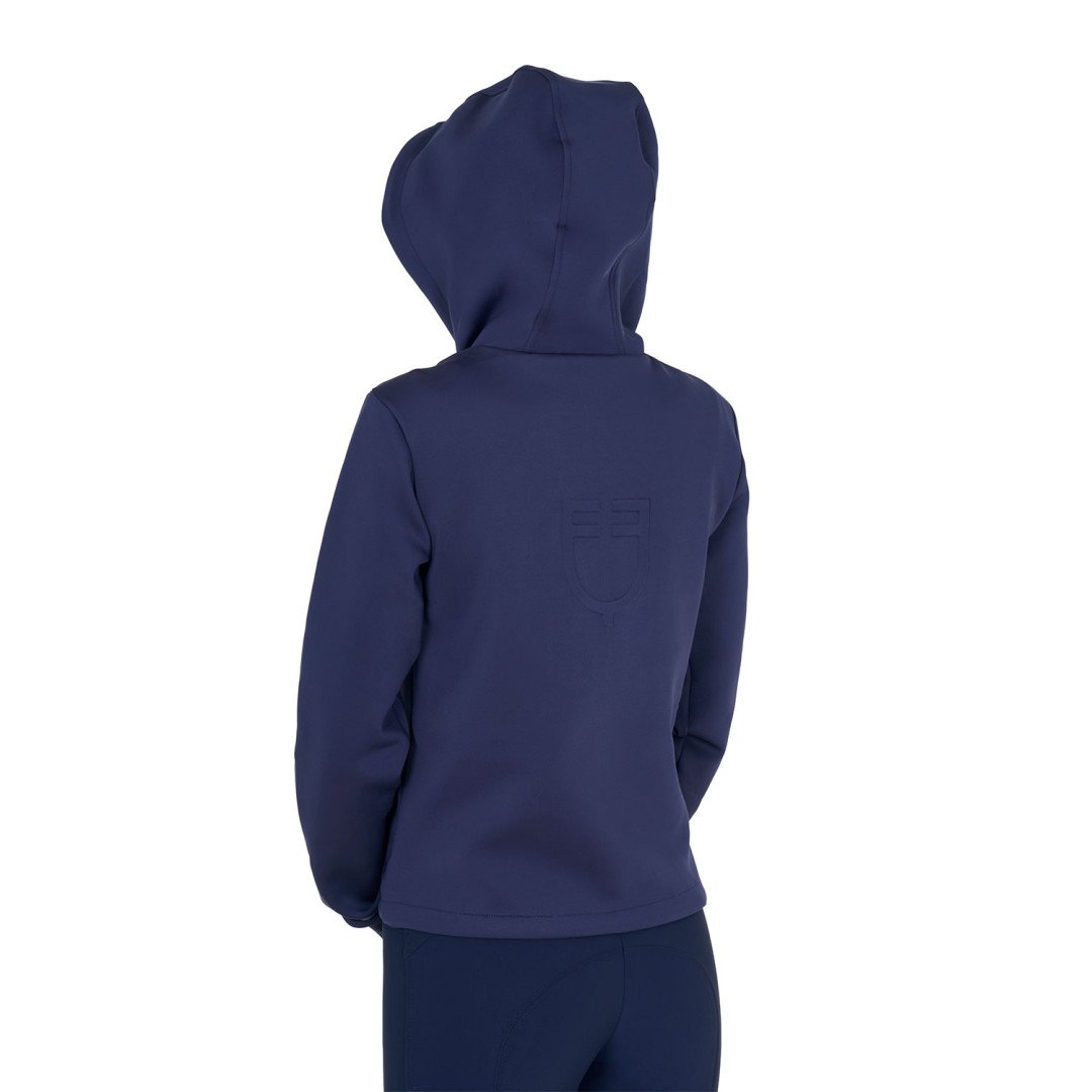 Sweat à capuche court pour femme