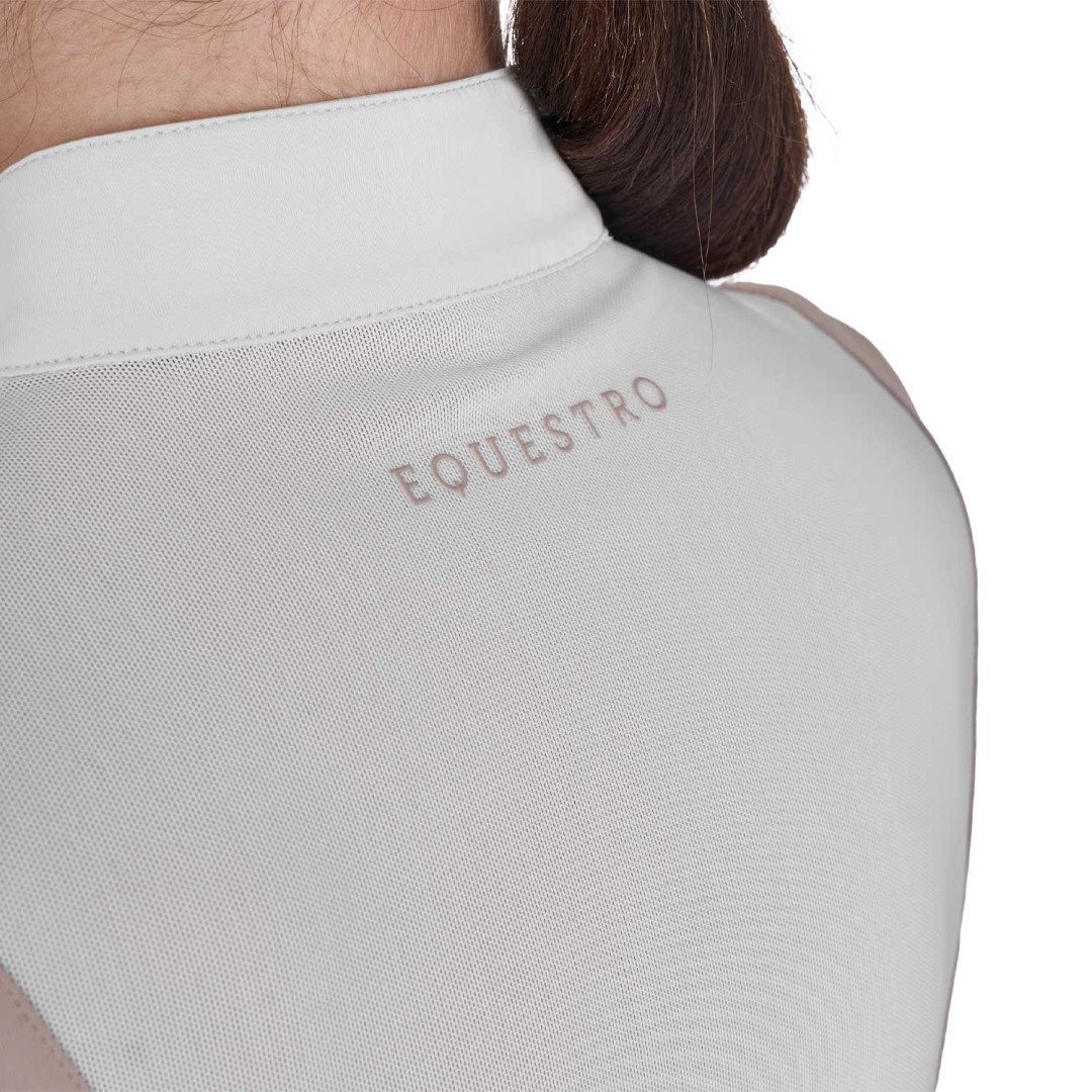 Women's mesh training polo shirt