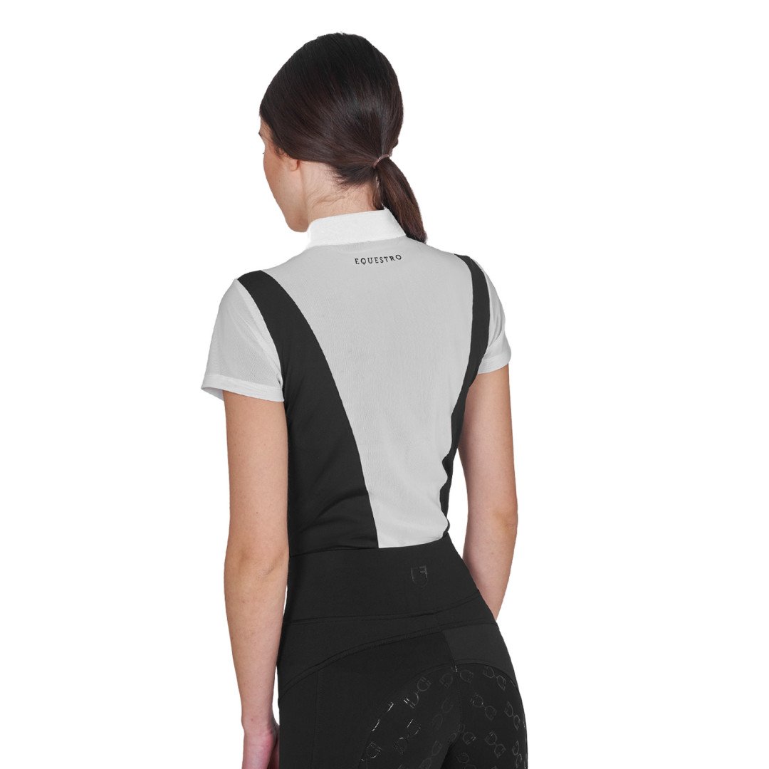 Women's mesh training polo shirt