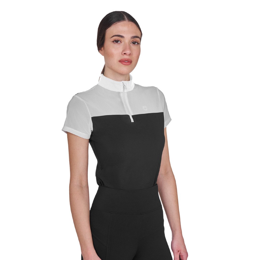 Women's mesh training polo shirt