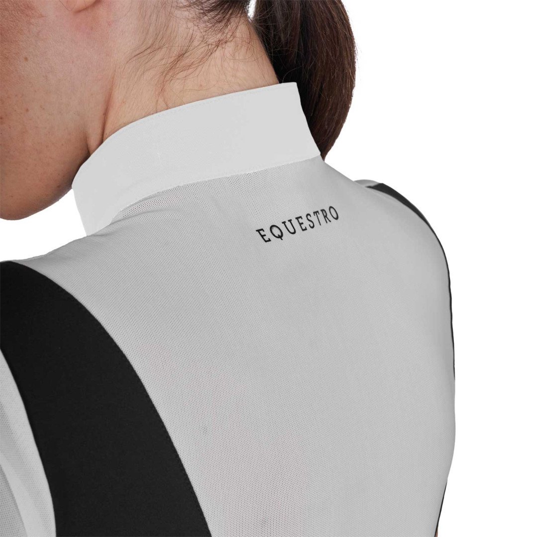 Women's mesh training polo shirt