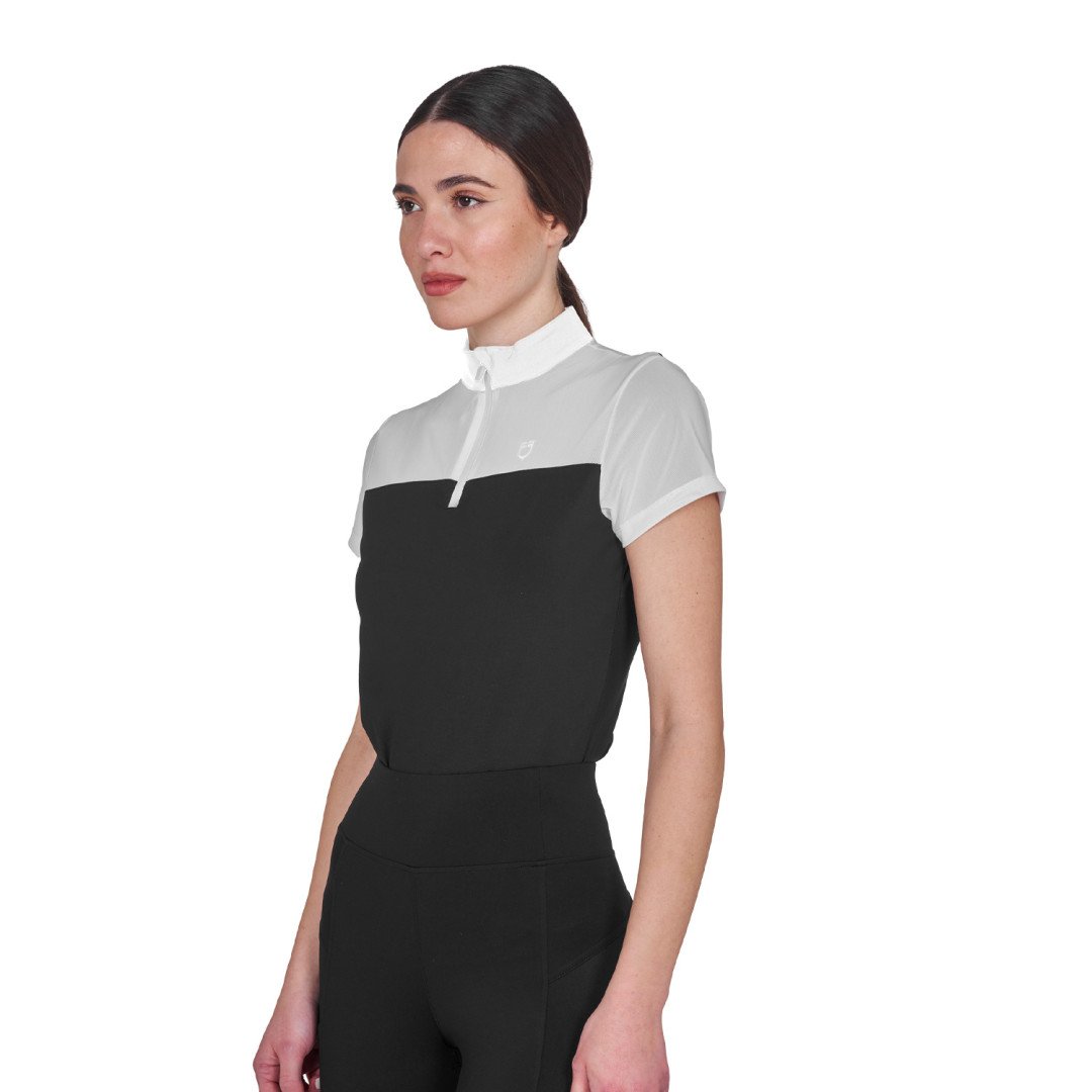 Women's mesh training polo shirt