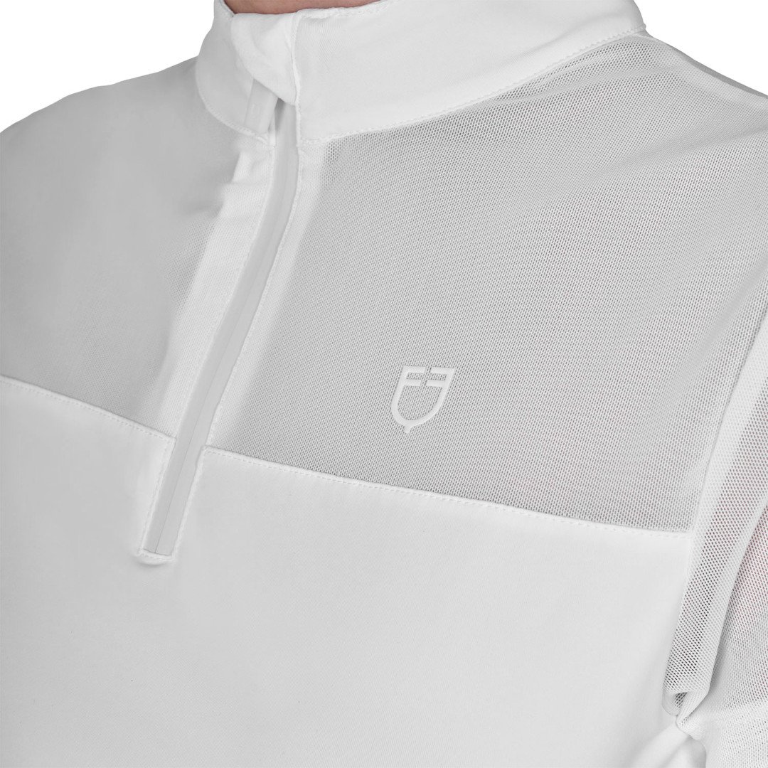 Women's mesh training polo shirt