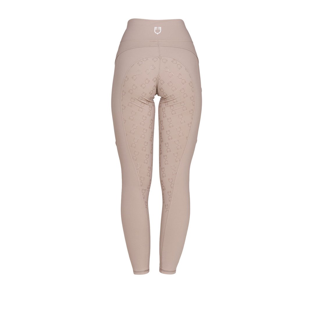 Leggings donna slim fit inserti micro mesh