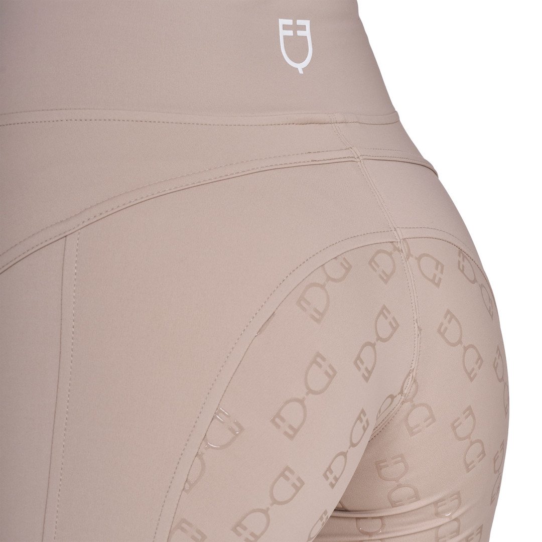 Leggings donna slim fit inserti micro mesh