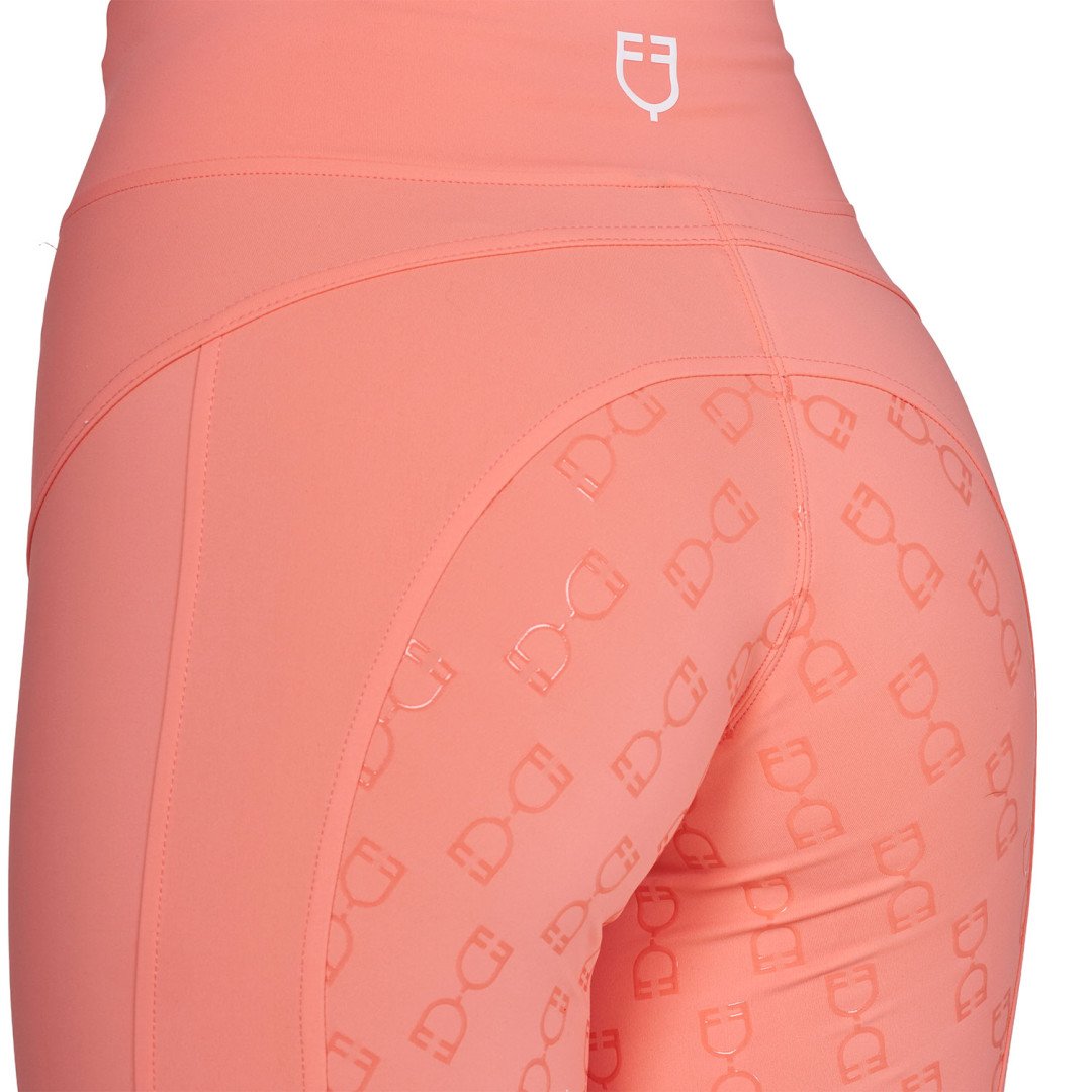 Leggings donna slim fit inserti micro mesh