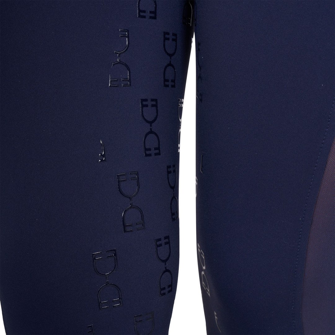 Leggings donna slim fit inserti micro mesh