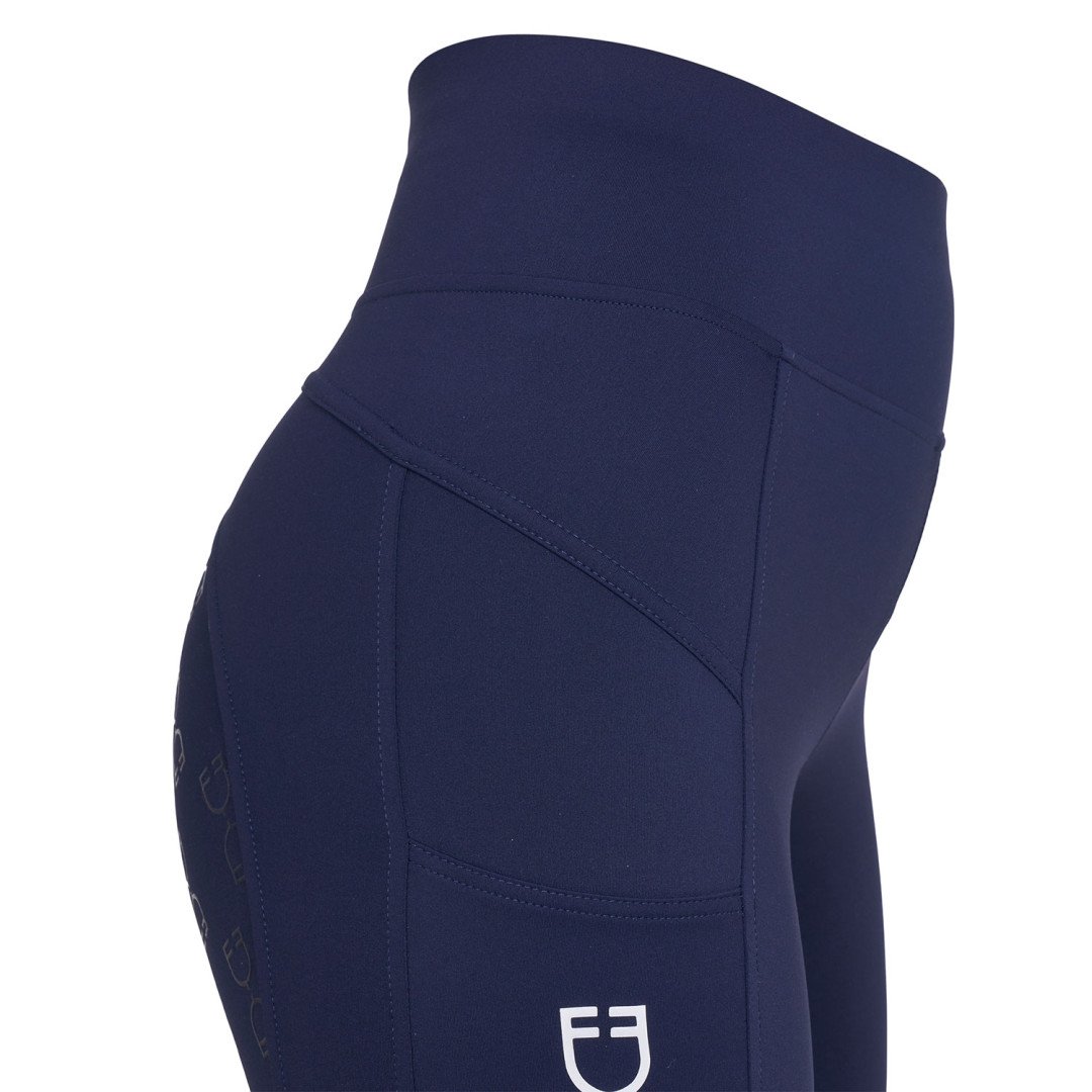 Leggings donna slim fit inserti micro mesh