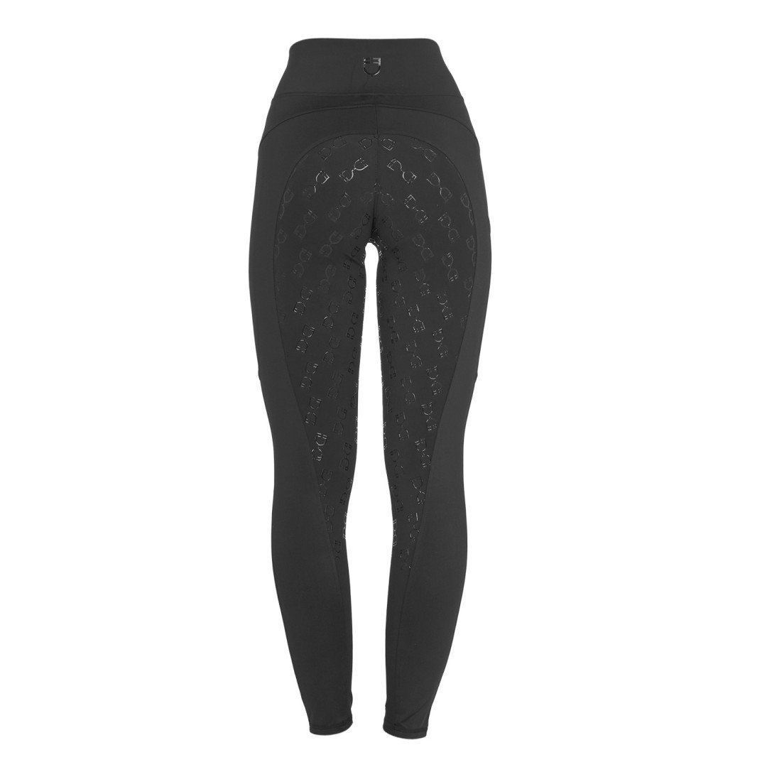 Leggings donna slim fit inserti micro mesh