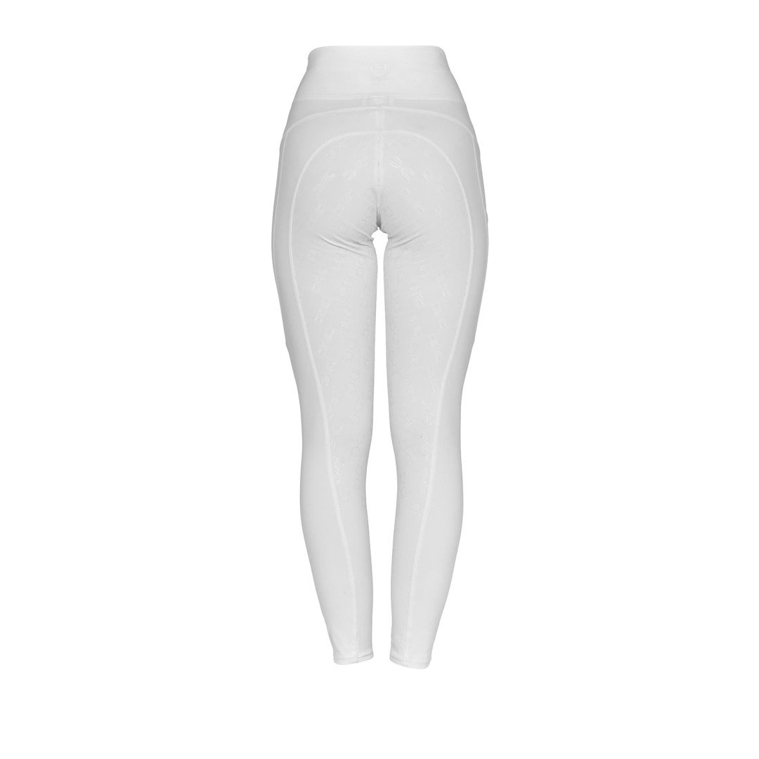 Leggings donna slim fit inserti micro mesh