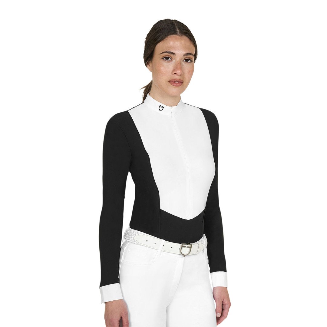 Monta Inglese Polo donna concorso a maniche lunghe e zip 94,26&nbsp;€