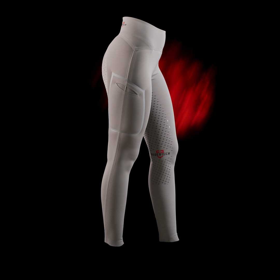 Polainas leggings de cintura alta con agarre full Equestro Ridertechnology para mujer. 106,56&nbsp;€