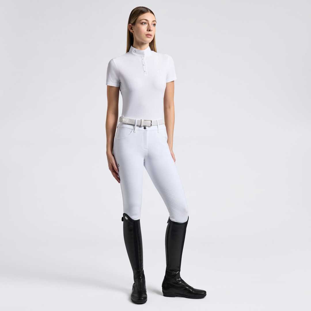 femme chevalier Cavalleria Toscana - Polo de compétition en jersey pour femme 139,34&nbsp;€