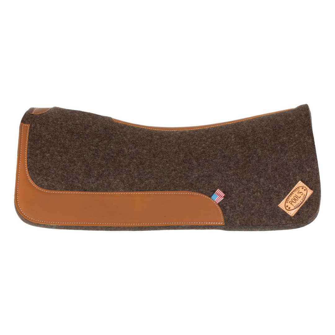 Tapis de selle Tapis de selle western Pool's en feutre et cuir long 101,23&nbsp;€
