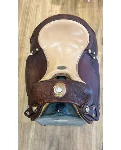Selle Usate Sella da Reining Double C 16'' 1,00&nbsp;€