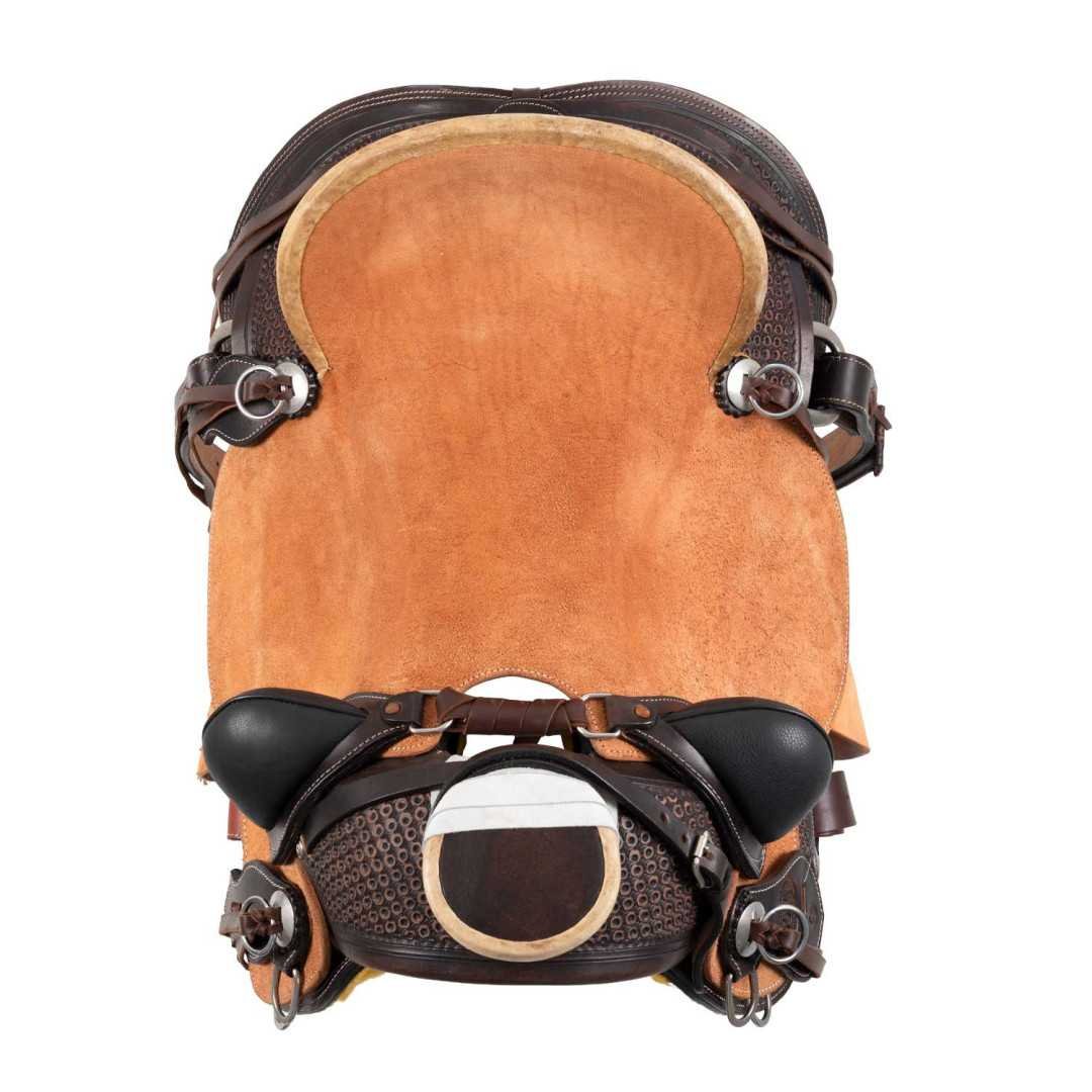 sillas trabajo Cinchas Silla Western Dusty con cincha trasera y protector de cuchillo. 1,00&nbsp;€