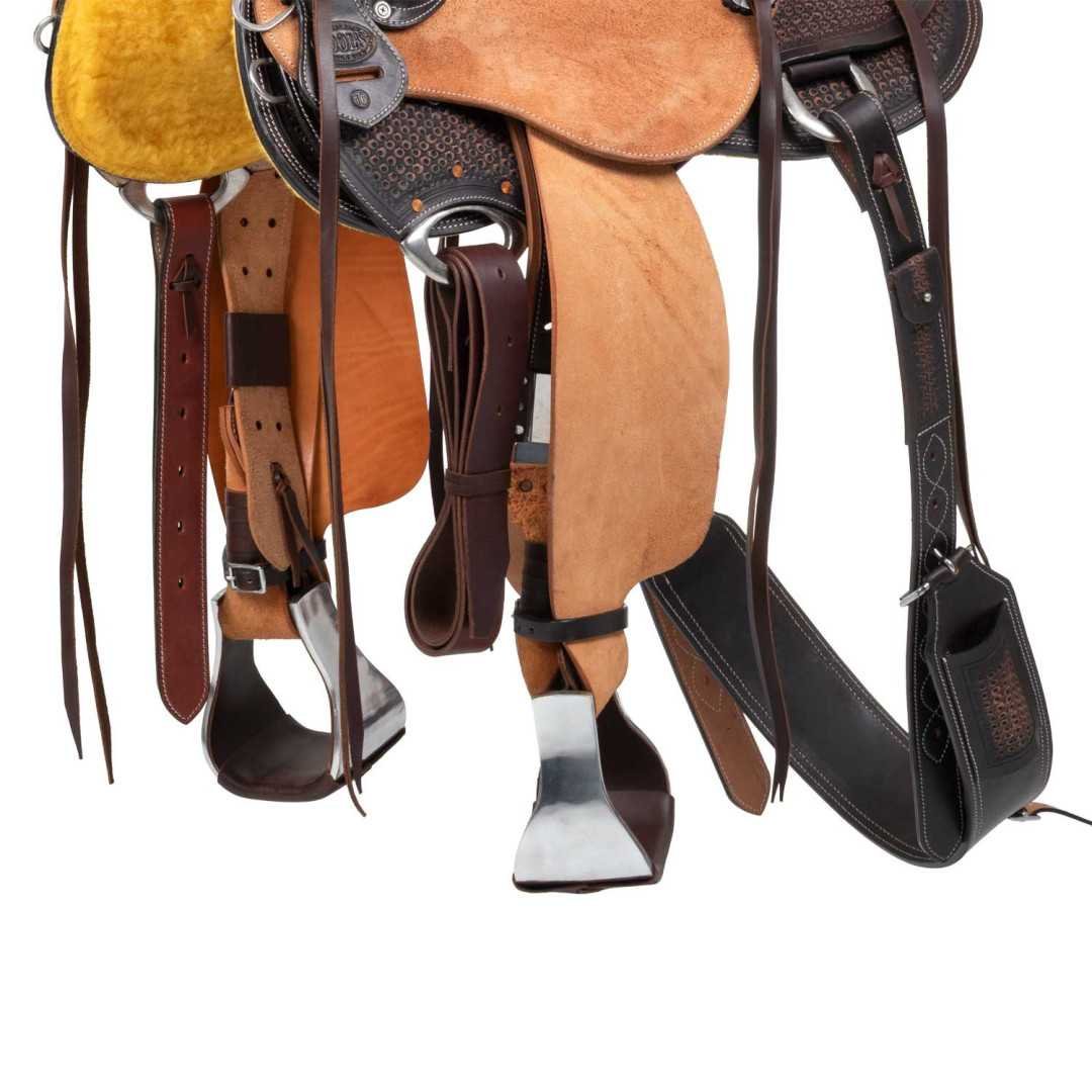 sillas trabajo Cinchas Silla Western Dusty con cincha trasera y protector de cuchillo. 1,00&nbsp;€