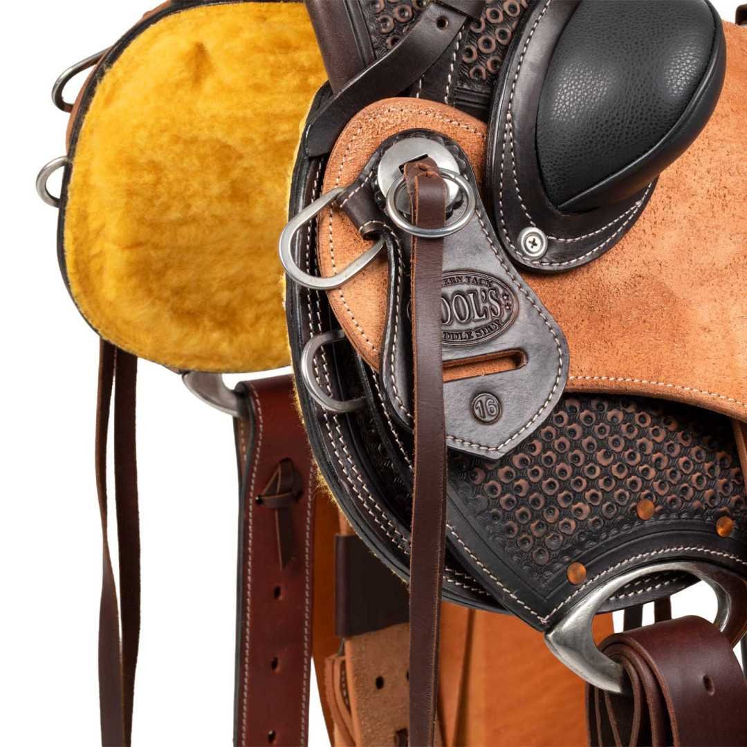 Selle da Lavoro SELLA WADE WESTERN DUSTY CON SOTTOPANCIA POSTERIORE E PARACOLTELLO 1,00&nbsp;€