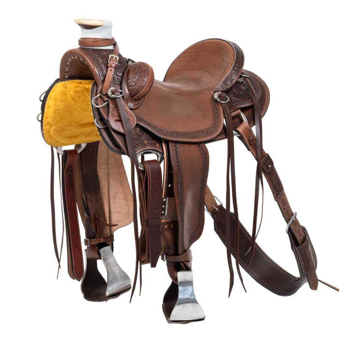 Selle da Lavoro SELLA WADE WESTERN CHEYENNE CON SOTTOPANCIA POSTERIORE E PARACOLTELLO 1,00&nbsp;€