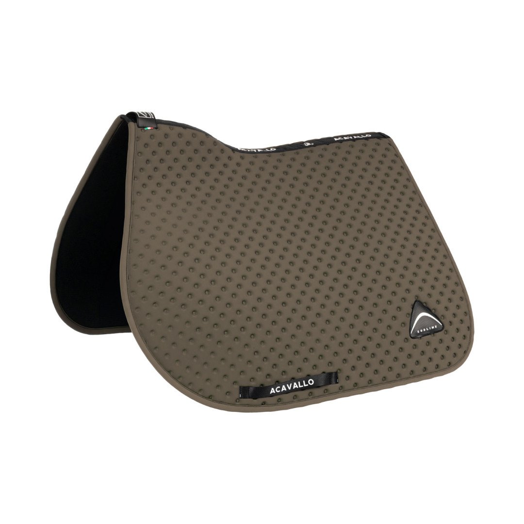 Sottosella da dressage Sublime in camoscio a strisce